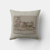 Coussin Train électrique de jouet (Verso)