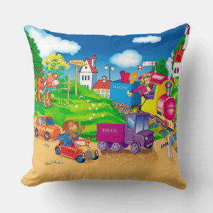 Coussin train et voiture