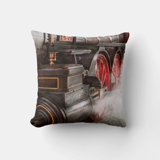 Coussin Train - Lâchez un peu de vapeur (Recto)