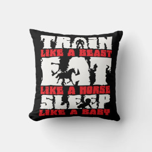 Coussin Train Like A Beast - Gymnase et remise en forme Mo