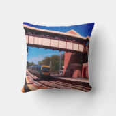 Coussin Train sous le pont (Verso)
