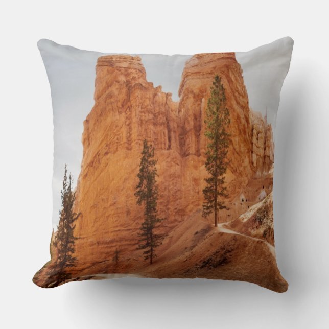 Coussin Traînée de boucle de Navajo, canyon de Bryce (Recto)