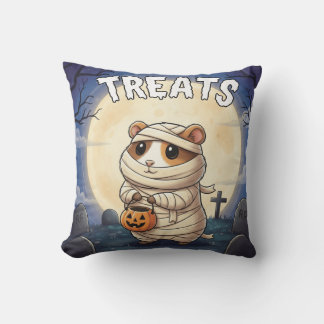 Coussin Traitement – Mummy Guinea Pig Halloween TinyFur