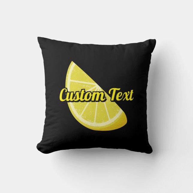 Coussin Tranche de citron (Recto)