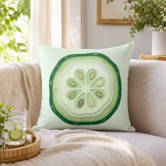 Coussin Tranche de concombre