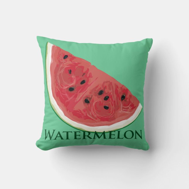 Coussin Tranche de pastèque (Recto)