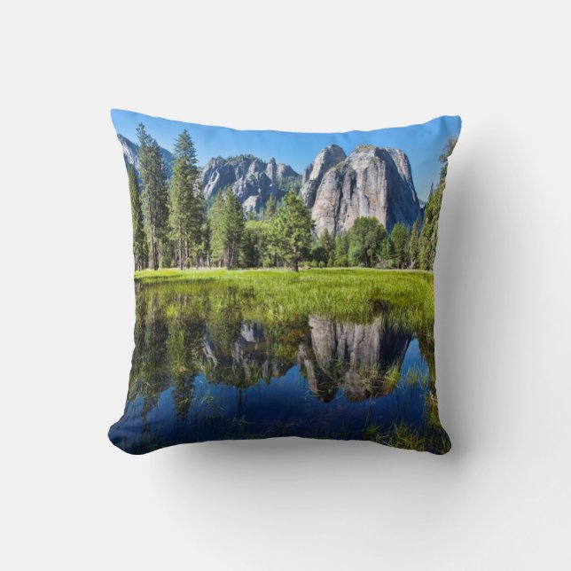 Coussin Tranquilité dans Yosemite (Recto)