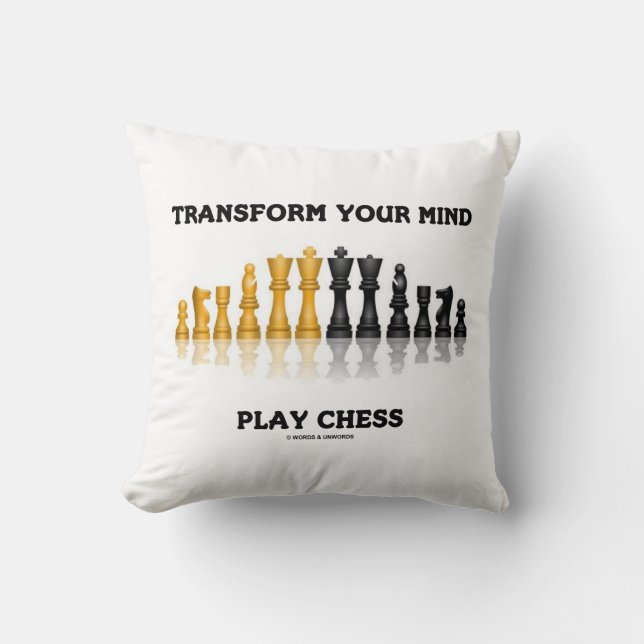 Coussin Transformez votre esprit Jouez aux conseils Geeks  (Recto)