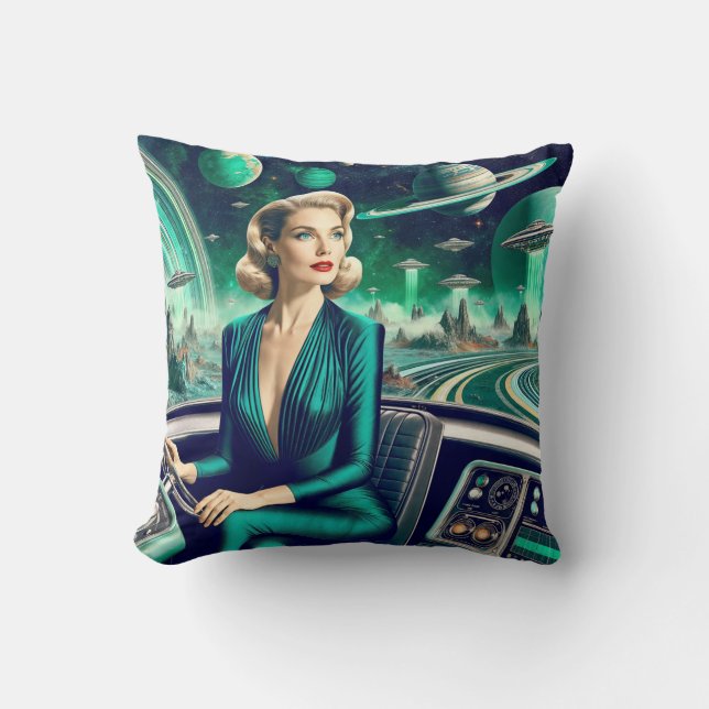 Coussin Transport futuriste (Recto)