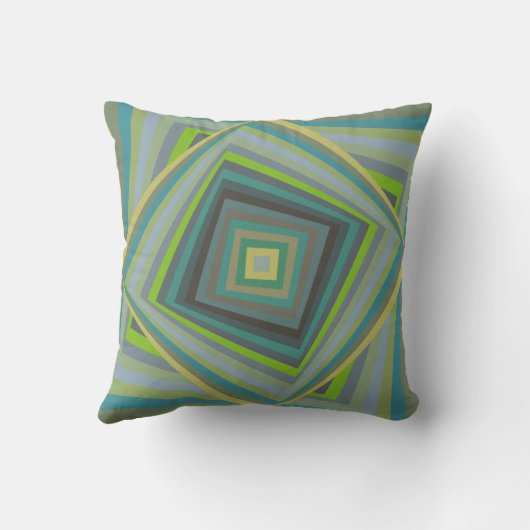 Coussin Traverser un jardin verdoyant (Verso)