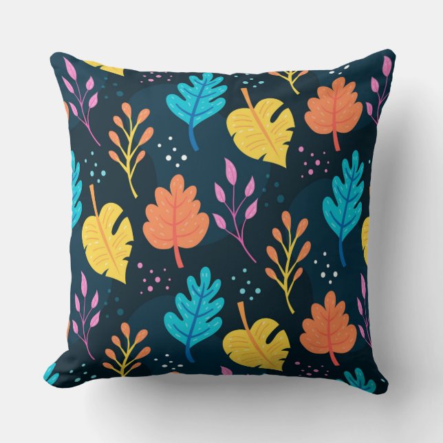 Coussin Tree colour pillow design  (Recto)