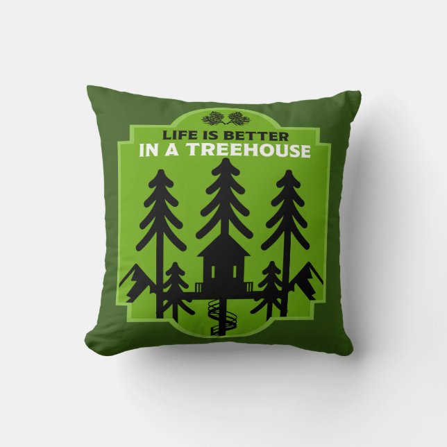 Coussin Treehouse Living (Recto)