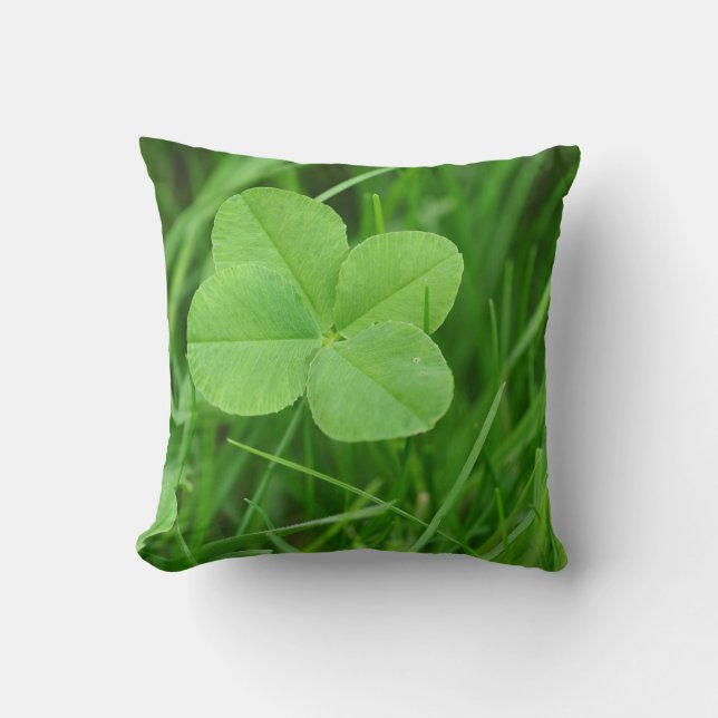 Coussin Trèfle de 4 feuilles (Recto)