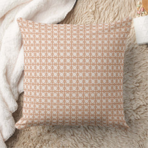 Coussin Treillis géométrique classique & micro-motif diama