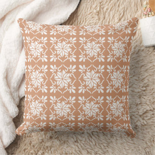 Coussin Treillis géométrique classique & micro-motif diama