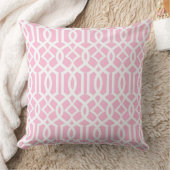 Coussin Trellis Marocca Marocain Rose Bébé Blanc Trellis (Couverture)