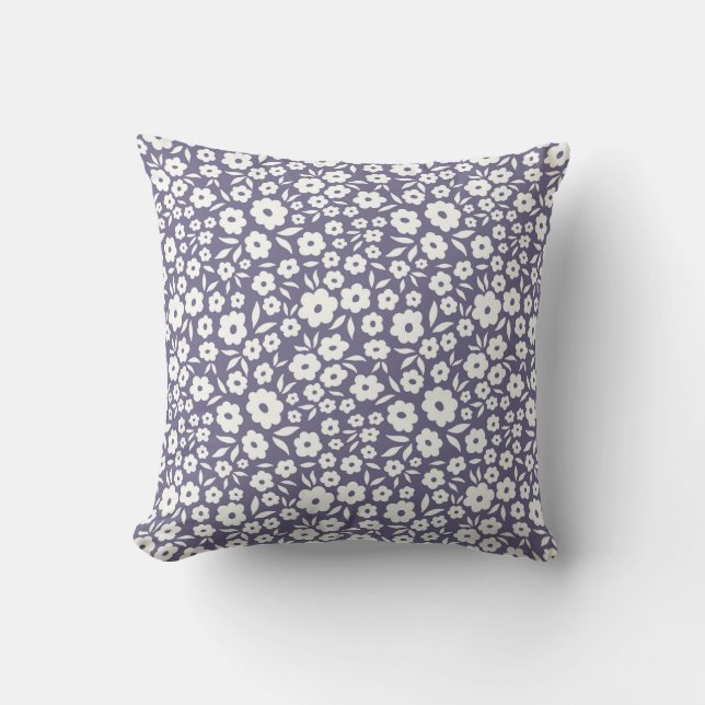 Coussin Trendy flowers seamless pattern. Small vintage flo (Recto)