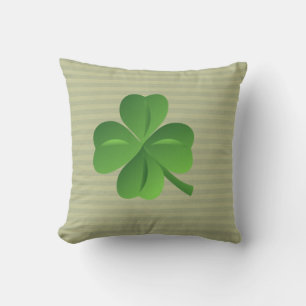 Coussin Trendy Irlandais Chanceux Shamrock Classe
