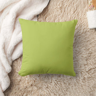 Coussin Trendy Soft Chartreuse Throw Pillow