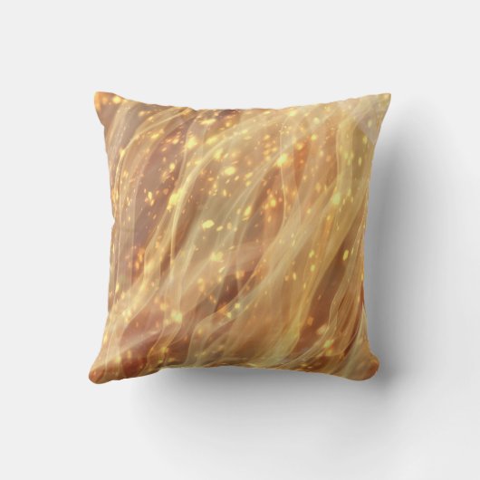 Coussin trente-cinquième Lumières de partie d'or (Verso)