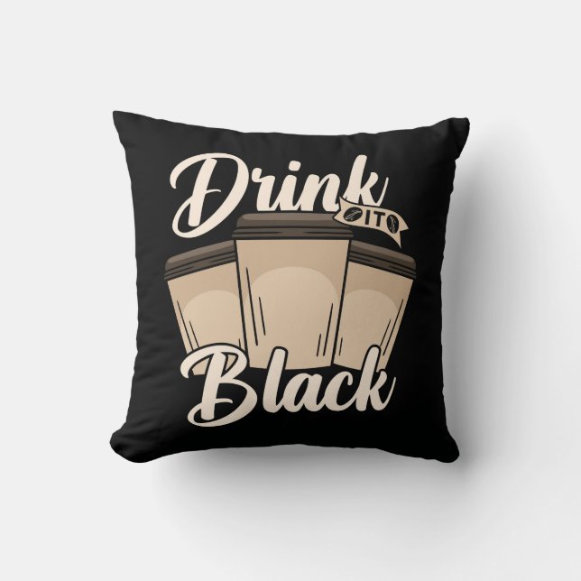 Coussin Très Cool et Mignon Café ou Java (Recto)