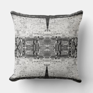 Coussin Trésor athénien de Delphes Grèce vintage sur toile