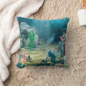 Coussin Trésor de squelette de pirate sous la mer (Couverture)