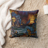 Coussin Trésor de squelette de pirate sous la mer bande de (Couverture)