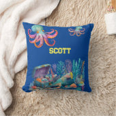 Coussin Trésor sous la mer (Couverture)