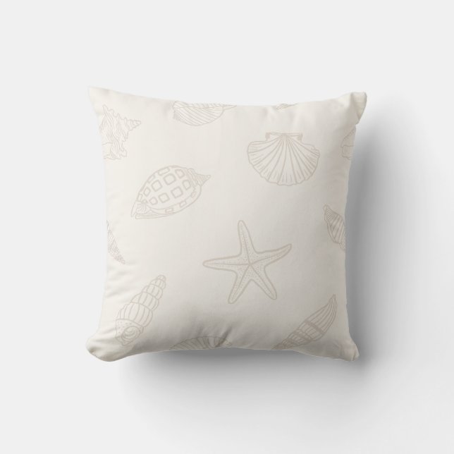 Coussin Trésors côtiers Lait d'amande (Recto)