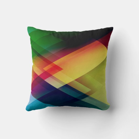 Coussin triangle Abstrait (Verso)