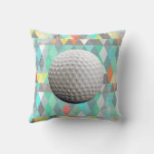 Coussin Triangle Abstrait Balle de Golf Garçons Registre d (Verso)