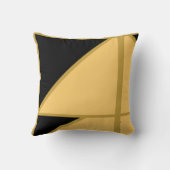 Coussin Triangle Mustard Or Simple unique Élégant (Verso)