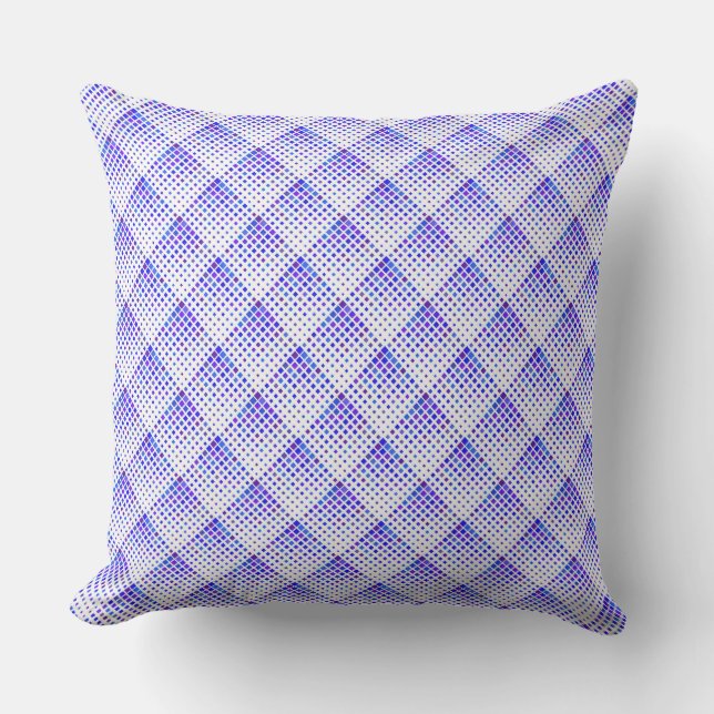 Coussin Triangle Royal Blue Thlow Pillow (Recto)