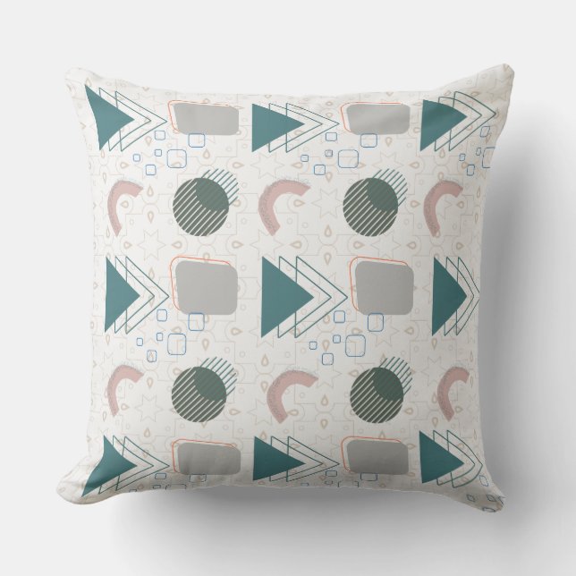 Coussin Triangle trio Abstrait (Recto)