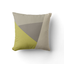 Triangles de blocs de couleur vert citron beige ta