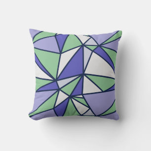 Coussin Triangles mosaïques Répéter Motif sans couture