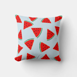 Coussin Triangles Motifs de pastèque