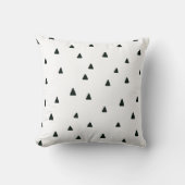 Coussin triangles noir et blanc (Recto)