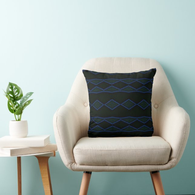Coussin Triangles pointillés (Chaise)