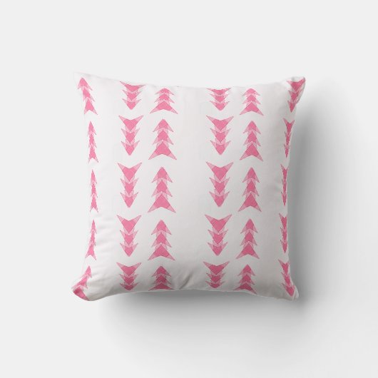 Coussin Triangles roses (Recto)