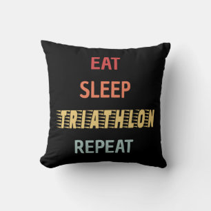 Coussin Triathlon - Manger Dormir Triathlon Répéter
