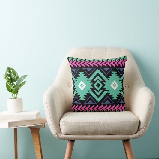 Coussin Tribal coloré (Chaise)