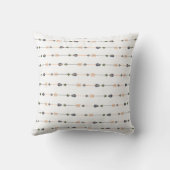 Coussin tribal de cerfs communs et de flèches (Verso)