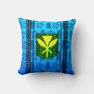 Coussin Tribal de Tiki Kanaka Maoli