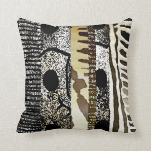 Coussin Tribu africaine de jungle