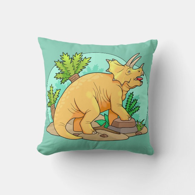 Coussin Triceratops (Recto)