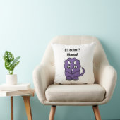 Coussin Tricératops mignon pourpre Cartoon avec Extinction (Chaise)