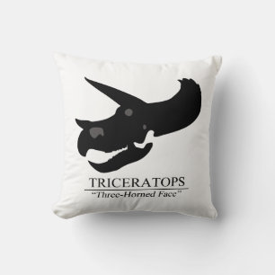 Coussin Tricératops Skull