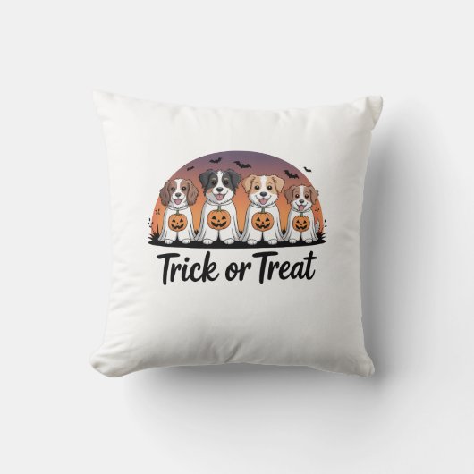 Coussin Trick or Treat Halloween (Recto)